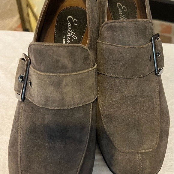 Earthies By Earth Women's Suede Leather Heels Loafer Size US 8.5B Rhea - Picture 4 of 7